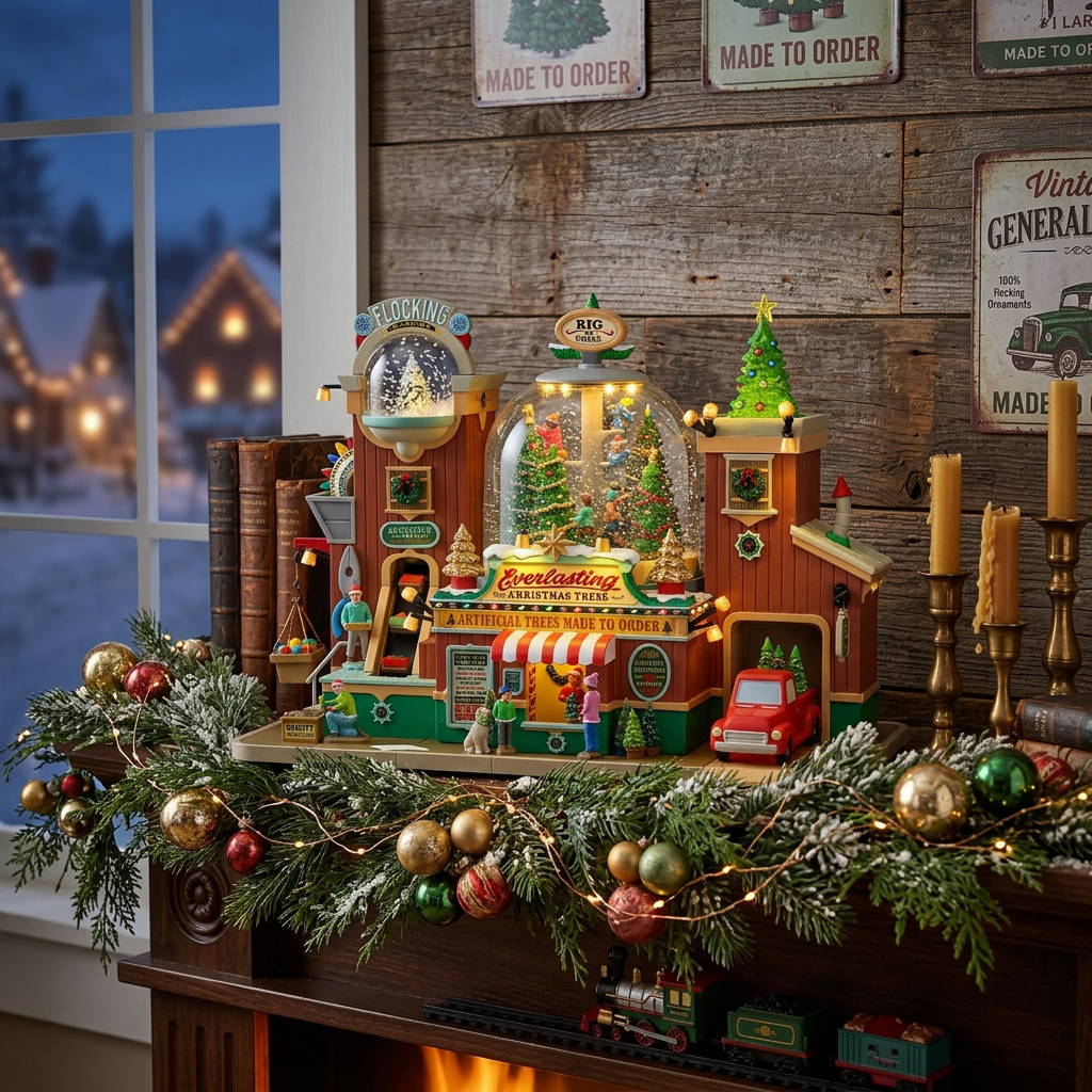 Lemax - Everlasting Christmas Trees con Alimentatore