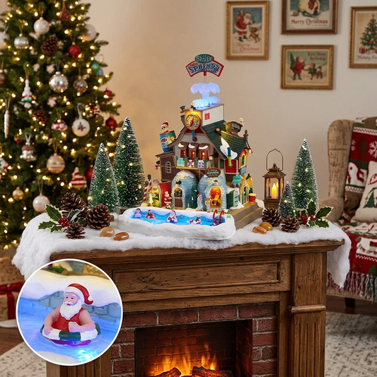 Lemax - Santa's Hot Springs Oasis