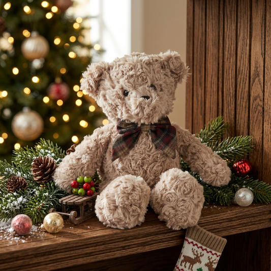 Garden Foggia - Orsetto Peluche Con Fiocco Scozzese