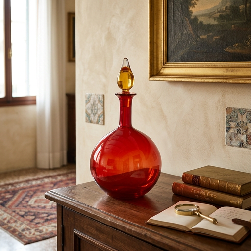 EDG - Vaso Con Tappo Rosso H 50cm