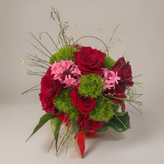 Jardin Foggia - Bouquet de roses rouges