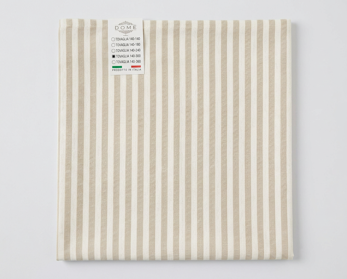 Garden Foggia - Tovaglia Righe Beige