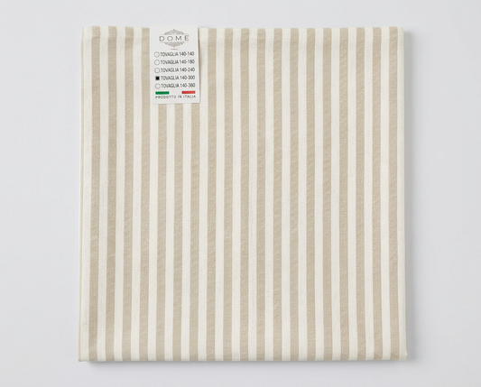 Garden Foggia - Tovaglia Righe Beige