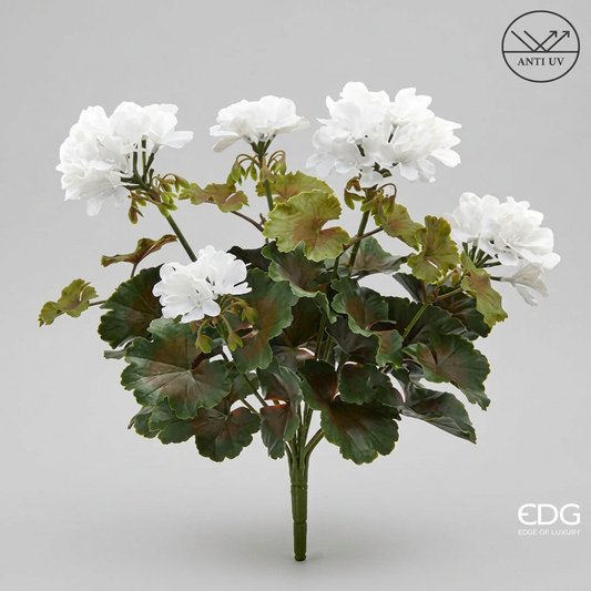 EDG - Ramo Geranio H 40 Anti UV Bianco