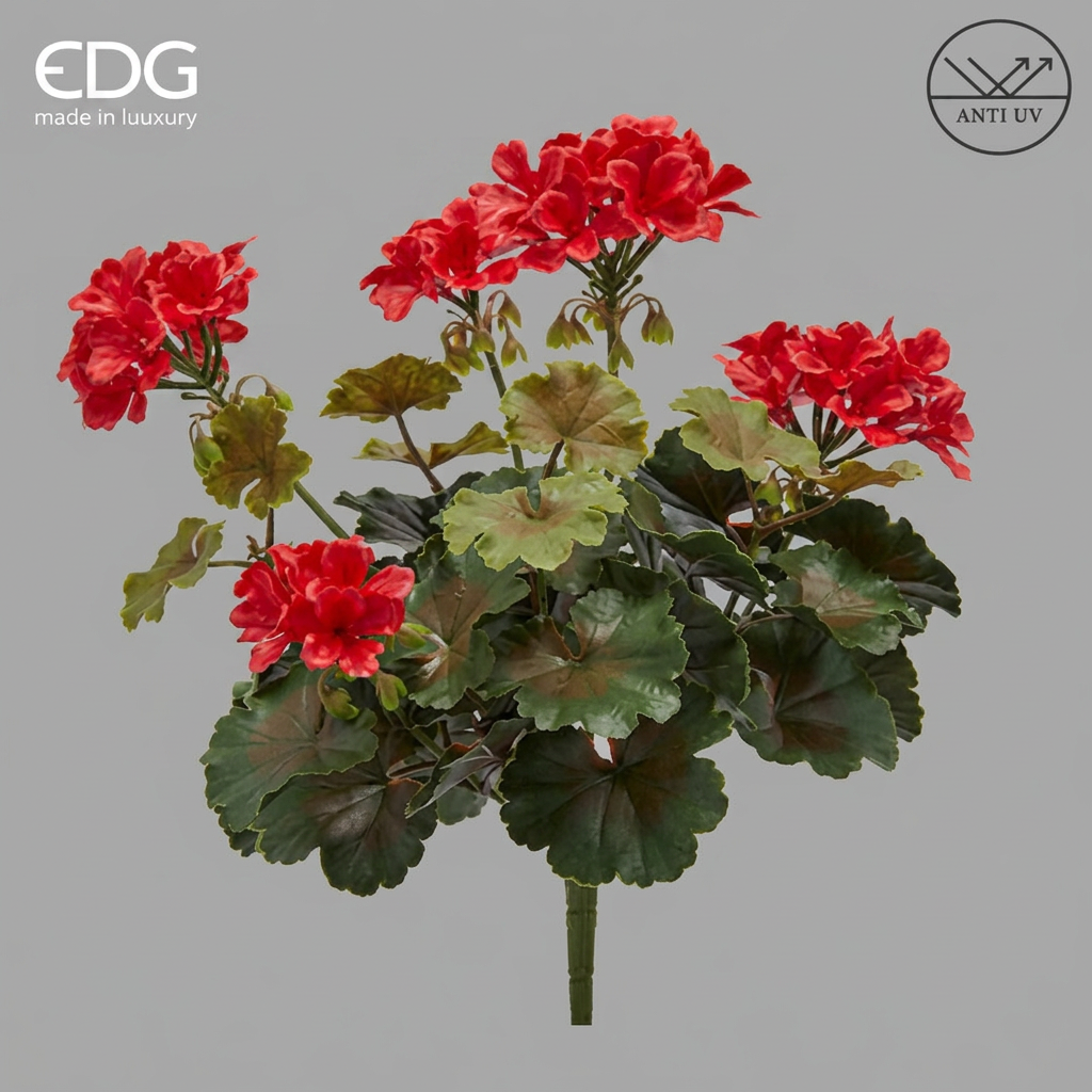EDG - Ramo Geranio H 40 Anti UV Rosso