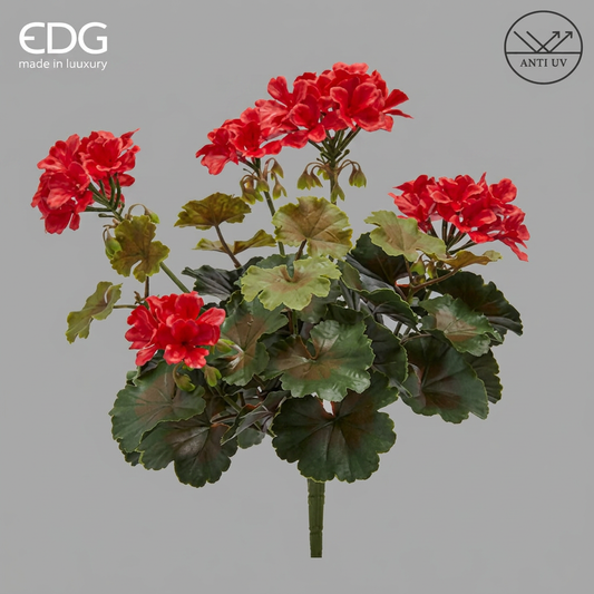 EDG - Ramo Geranio H 40 Anti UV Rosso