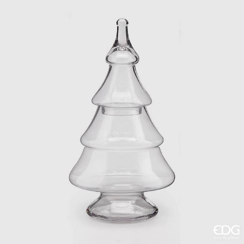 EDG - Contenitore Vaso Pino H50 cm in Vetro