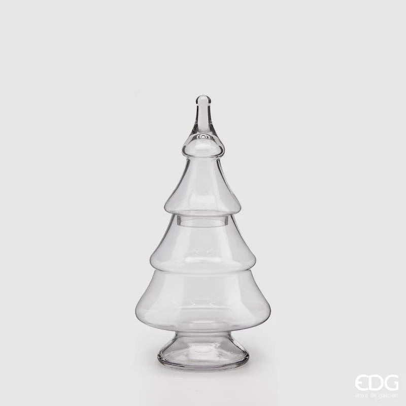 EDG - Contenitore Vaso Pino H40 cm in Vetro