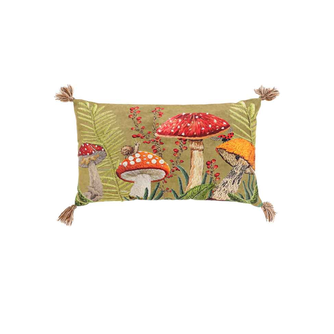 Garden Foggia - Cuscino Autunno Funghi 30X50CM