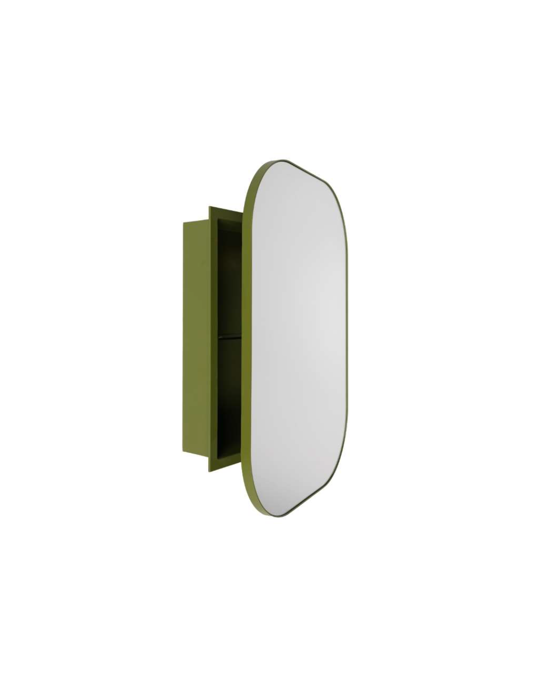 Garden Foggia - Specchio Con Mobiletto Verde