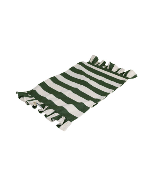 Garden Foggia Runner Righe Verde 140cm