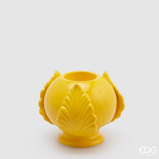 EDG - Pumo Yellow Candle Holder
