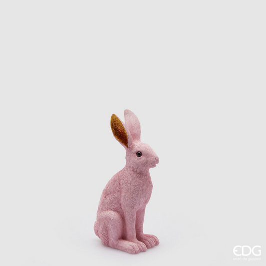 EDG - Decoro Coniglio Rosa h 27