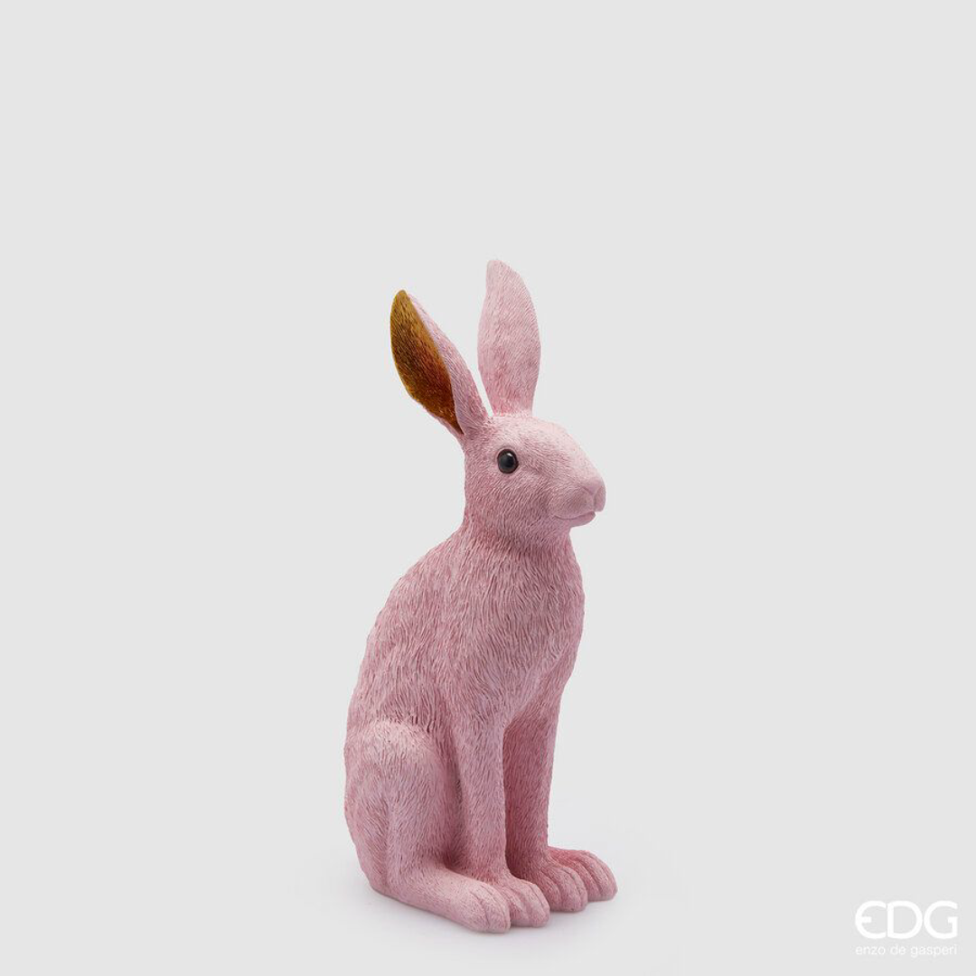EDG - Decoro Coniglio Rosa h35