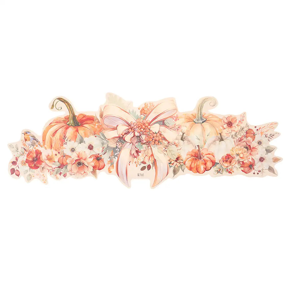 Nuvole di Stoffa - Centrotavola in vinile con zucche Racconti d’Autunno 110 x 38,5 cm