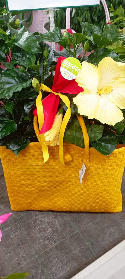 Garden Foggia - Beach Bag with Flowering Plants