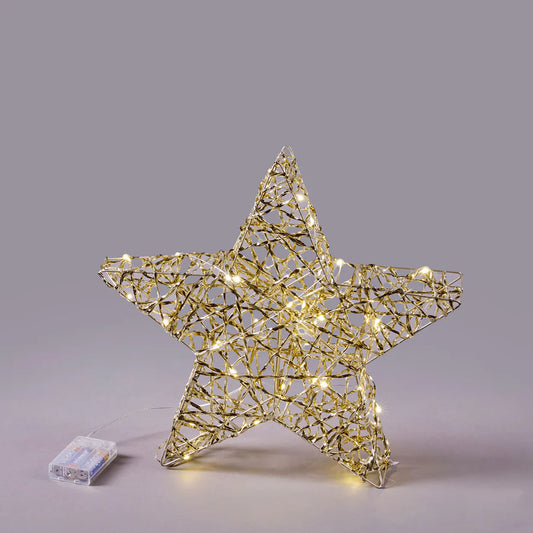 EDG - Stella Intreccio 40 Microled 40cm Oro