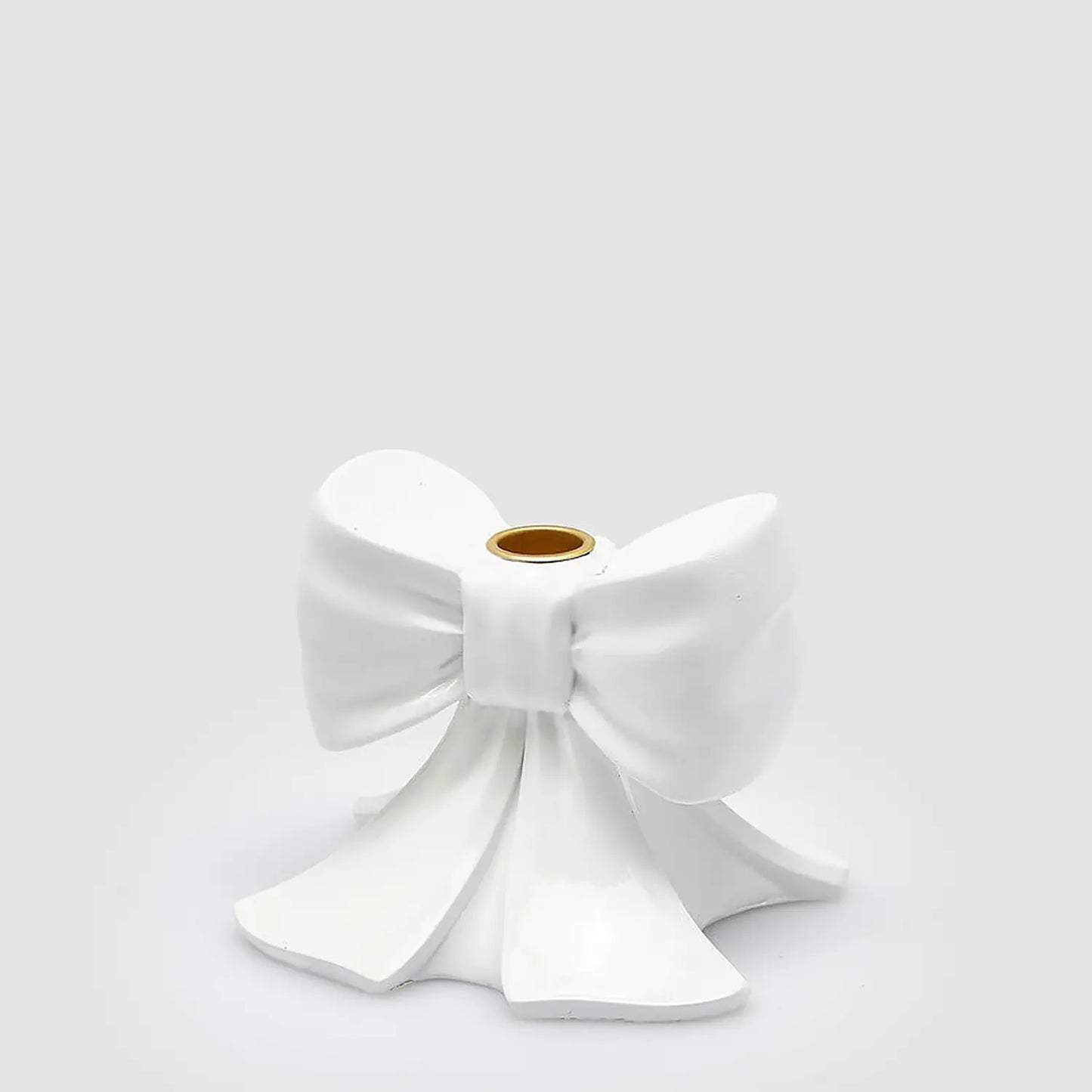 EDG - Portacandela Fiocco H11cm Bianco