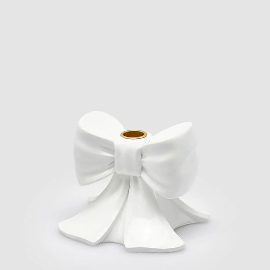 EDG - Portacandela Fiocco H11cm Bianco