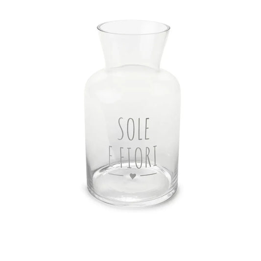 Nuvole di Stoffa - Vaso Vetro Sole e Fiori