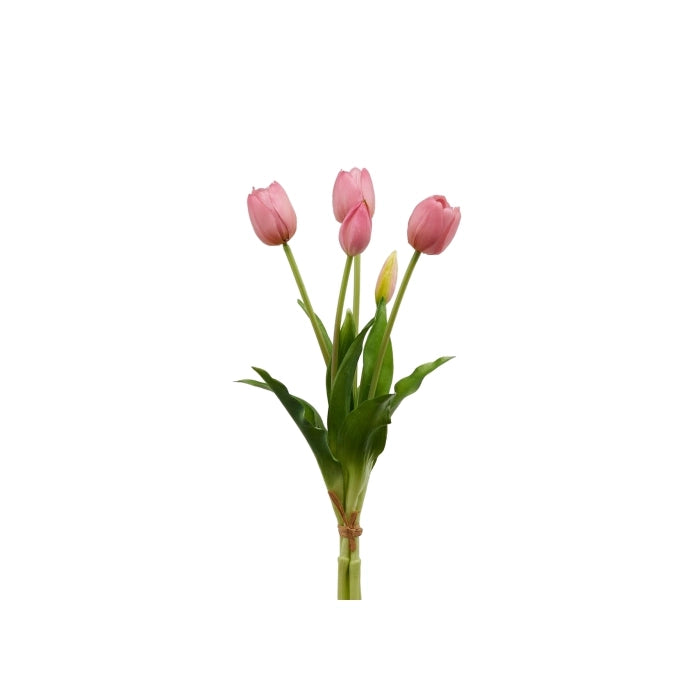 EDG - Mazzo Tulipani Glicine artificiali Soft Real Touch